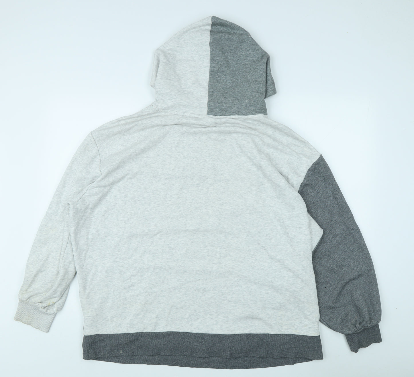 Puma Women's Grey Pullover Hoodie, M, Sporty Casual Style
