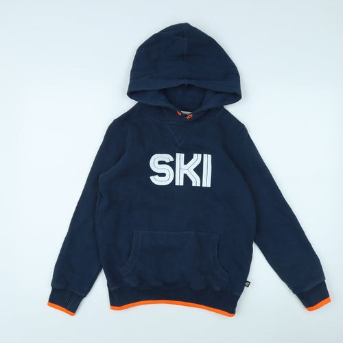St. Bert's Boys Blue Ski Pullover Hoodie, Size 9-10 Years