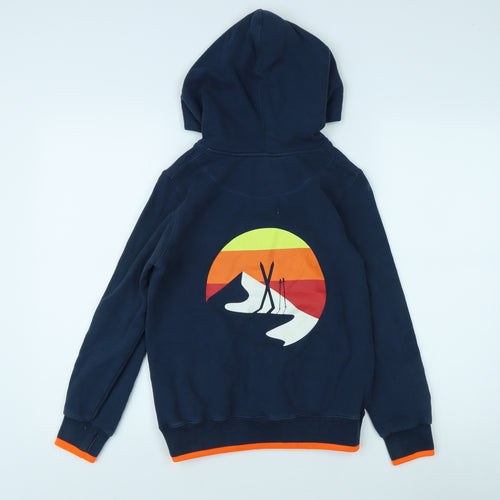 St. Bert's Boys Blue Ski Pullover Hoodie, Size 9-10 Years