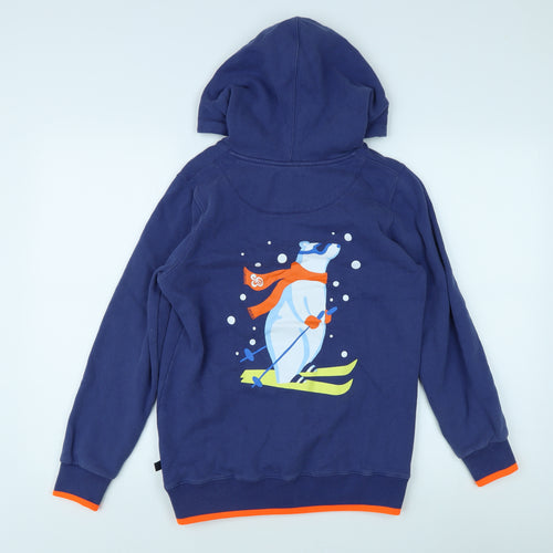 St. Bert's Boys Blue Cotton Pullover Hoodie 11-12 Years