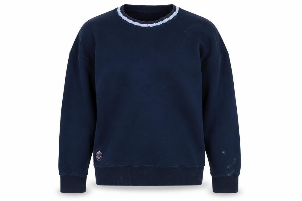 Front view of Adidas Blue Sweatshirt unisex s