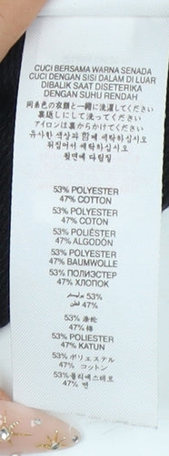 Lipsy London Girls Black Leopard Print Pullover Jumper, Size 7-8