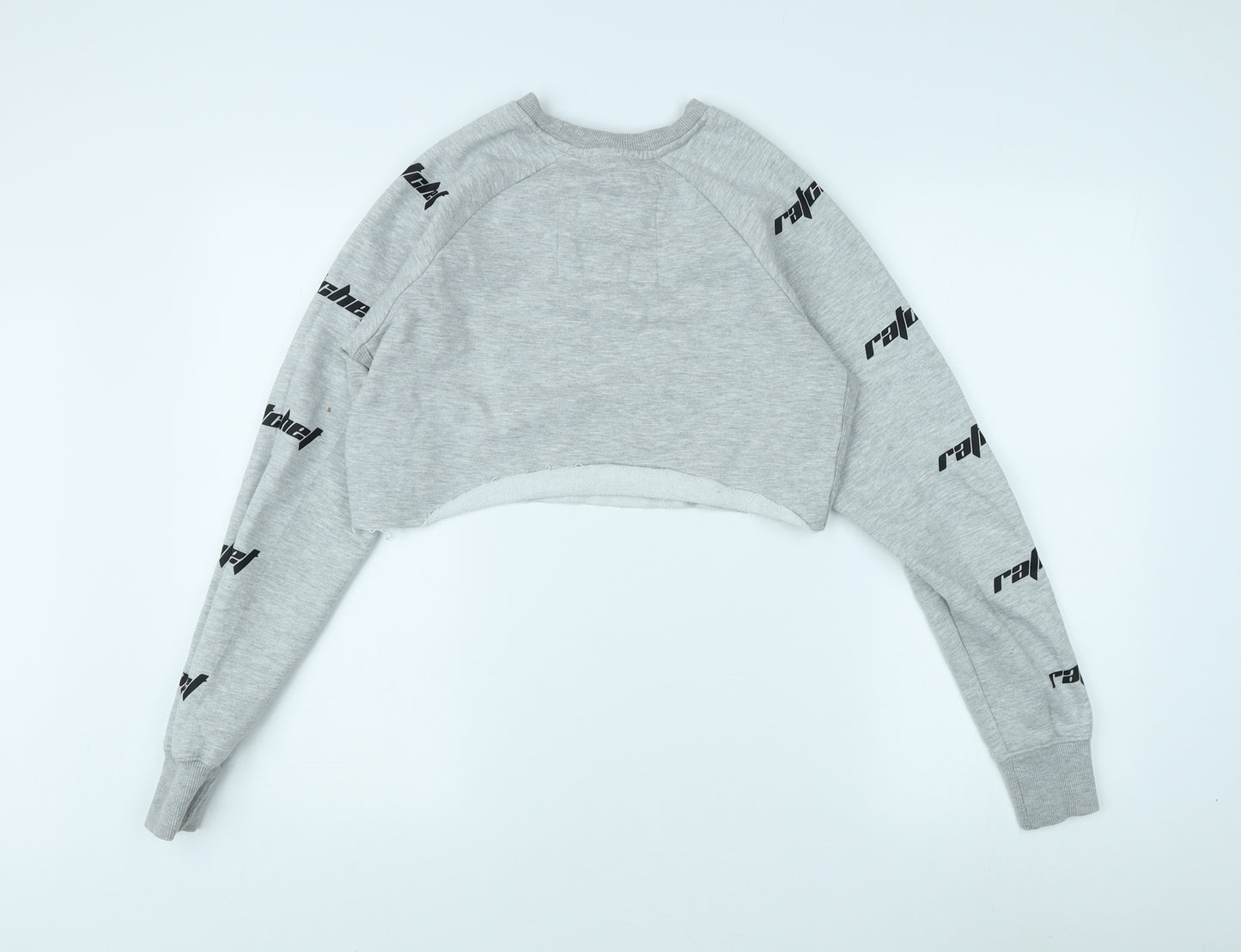 Ratchet Women's Grey Crop Sweatshirt Size S