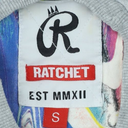 Ratchet Women's Grey Crop Sweatshirt Size S