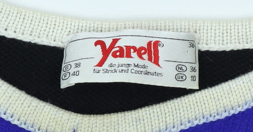 Yarell Women's Multicoloured Pullover Jumper Size 10