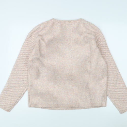 Marks and Spencer Women's Multicoloured Pullover Jumper M