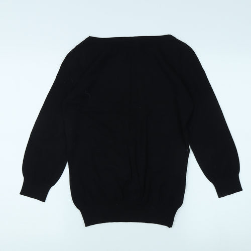 Next Women's Black Pullover Jumper Size 8 Studded