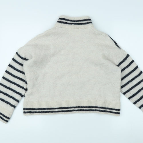 SELECTED FEMME Women's Multicoloured Striped Knit Jumper XL