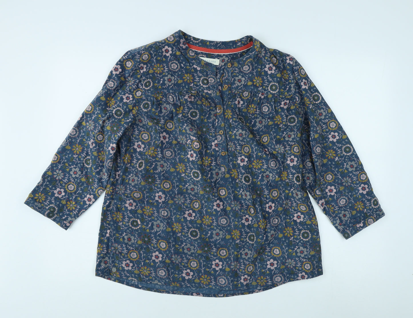 Brakeburn Women's Multicoloured Floral Tunic Blouse Size 10