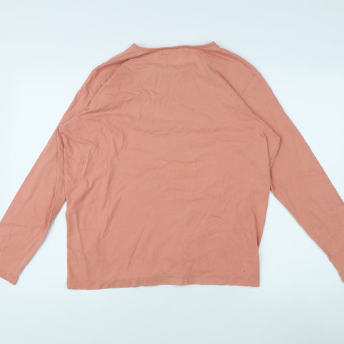 EWM Women's Pink Long Sleeve T-Shirt, Size L