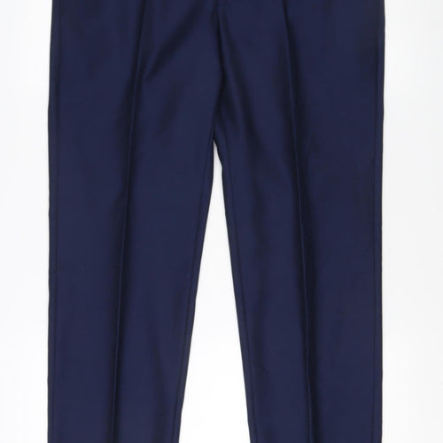 Marks and Spencer Men's Blue Dress Pants Size 86