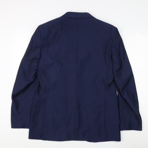 Marks and Spencer Men's Blue Blazer, Size 40 Regular Fit