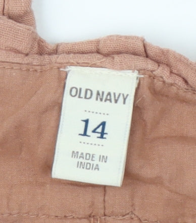 Old Navy Women's Brown Skirt Size 14 - Casual Cotton