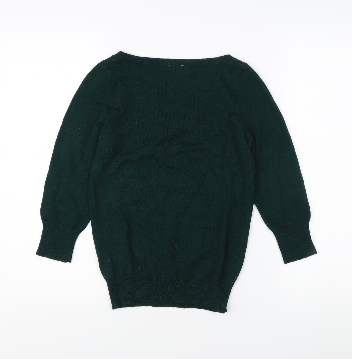 Old Navy Women's Green V-Neck Jumper XS