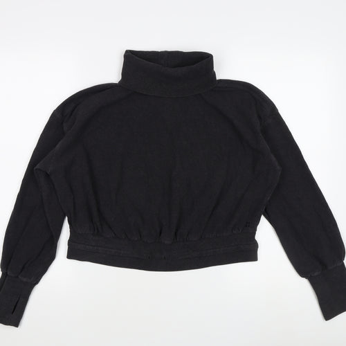 Sweaty Betty Women's Black 2XS High Neck Sweatshirt