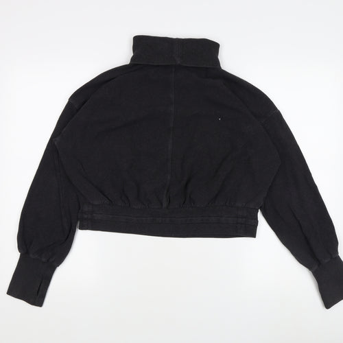 Sweaty Betty Women's Black 2XS High Neck Sweatshirt