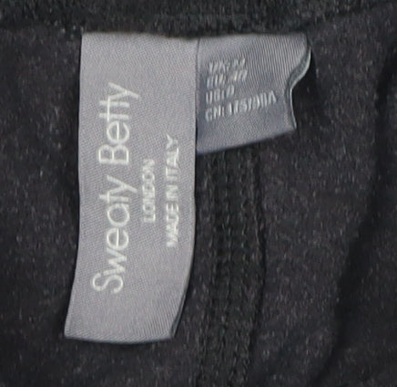 Sweaty Betty Women's Black 2XS High Neck Sweatshirt