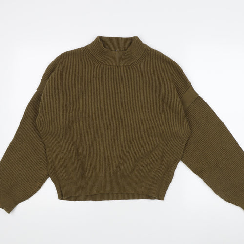 MNG Women's Mock Neck Acrylic Jumper, Size L