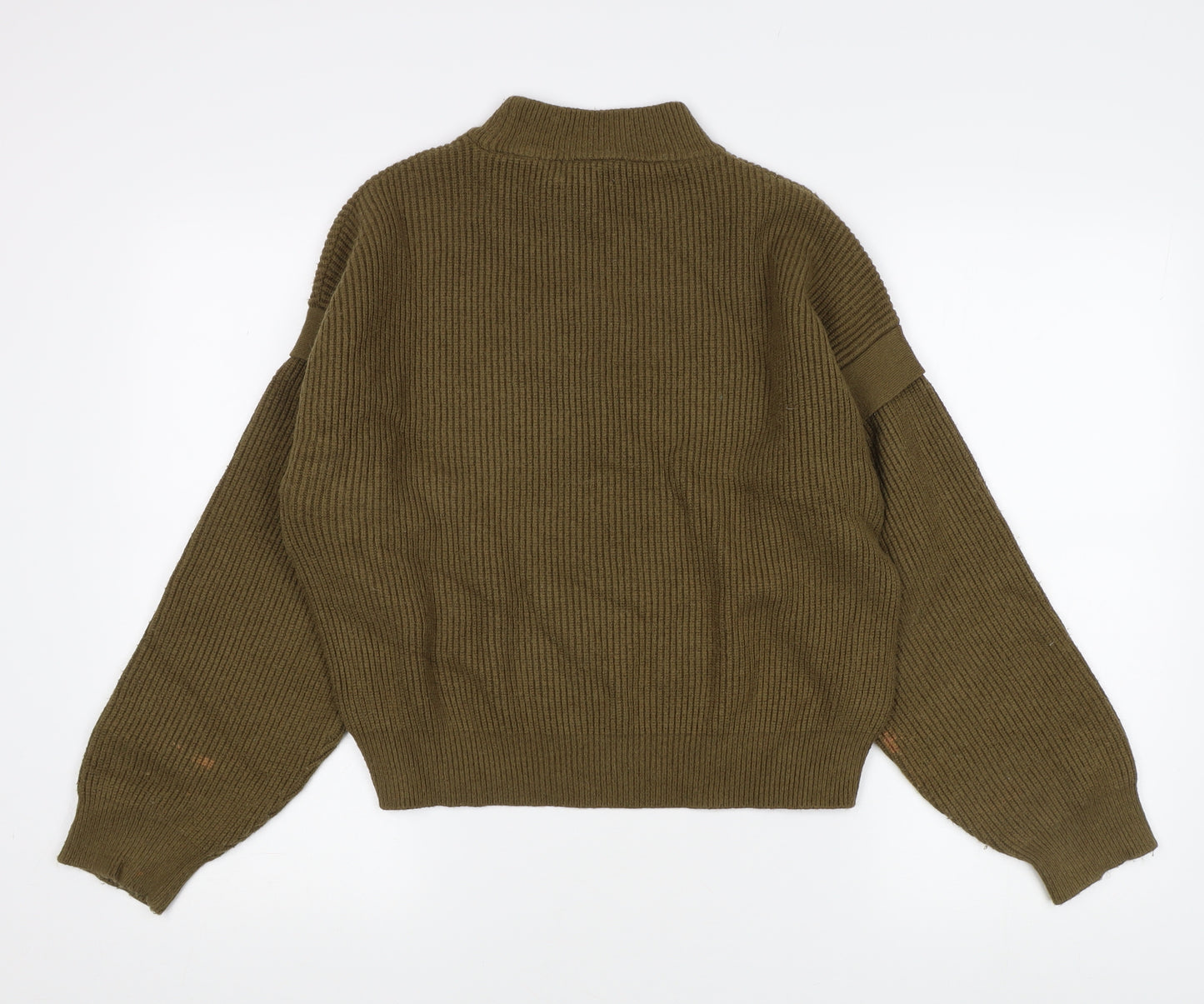 MNG Women's Mock Neck Acrylic Jumper, Size L
