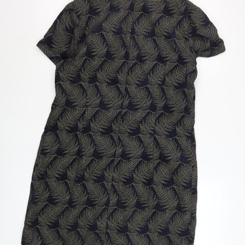 White Stuff Women's Black Floral Shift Dress Size 12