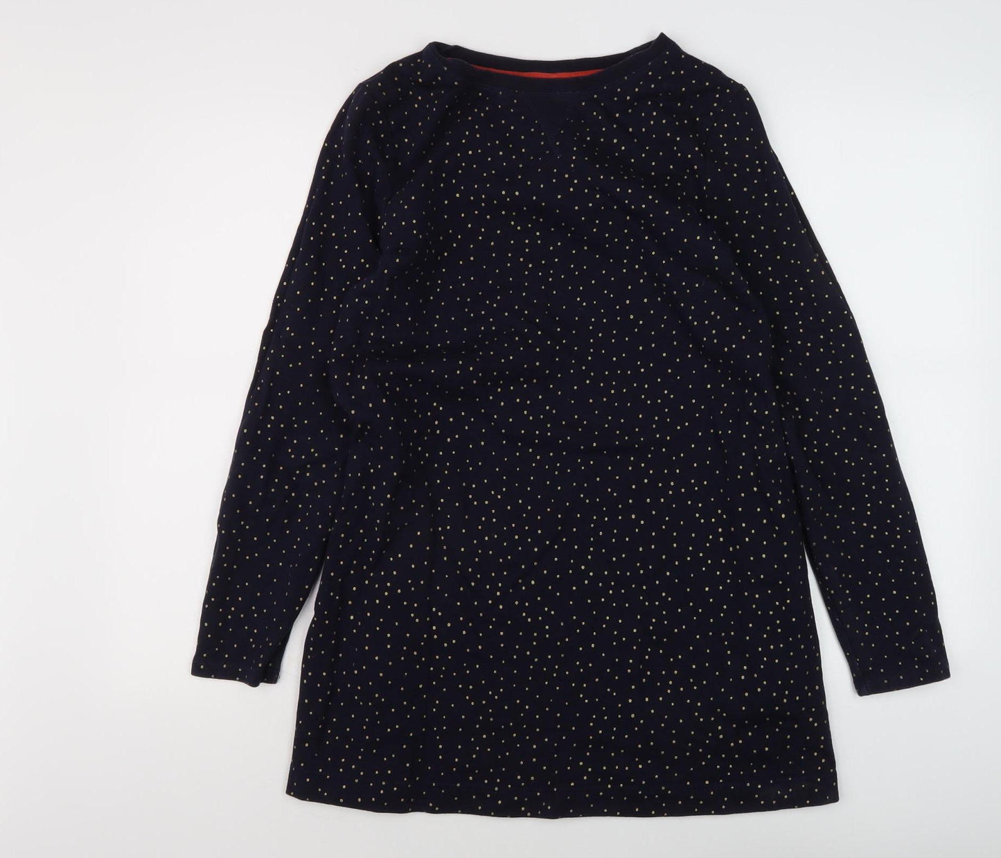 Boden Women's Blue Polka Dot Long Sleeve Dress