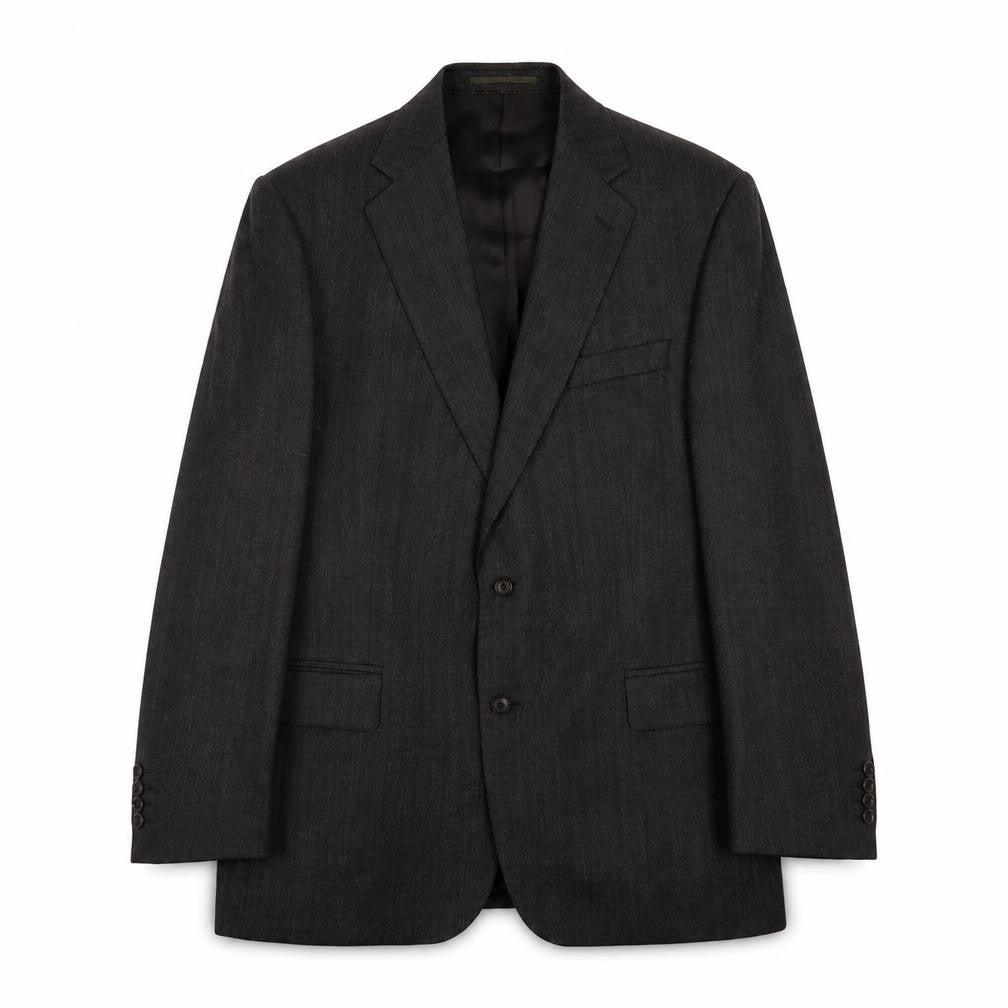 Front view of Magee Men's Grey Blazer 46 Regular Fit Jacket