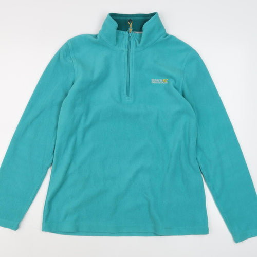 Regatta Women's Blue Fleece Sweatshirt Size 12