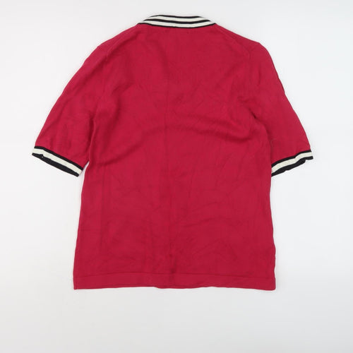Viyella Women's Red Short Sleeve Petite Top