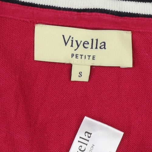 Viyella Women's Red Short Sleeve Petite Top