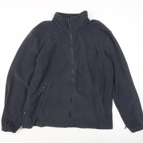 Mountain Essentials Men's Blue Fleece Jacket, M