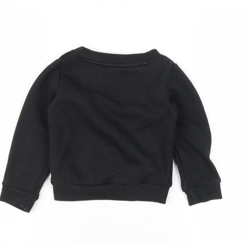 McKenzie Boys Black Pullover Sweatshirt - Size 2 Years