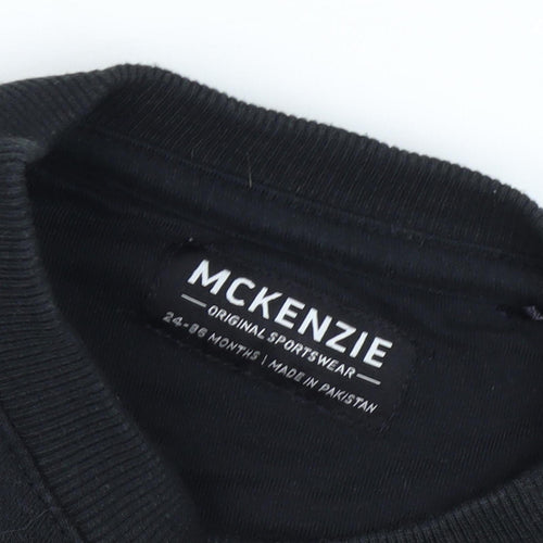 McKenzie Boys Black Pullover Sweatshirt - Size 2 Years