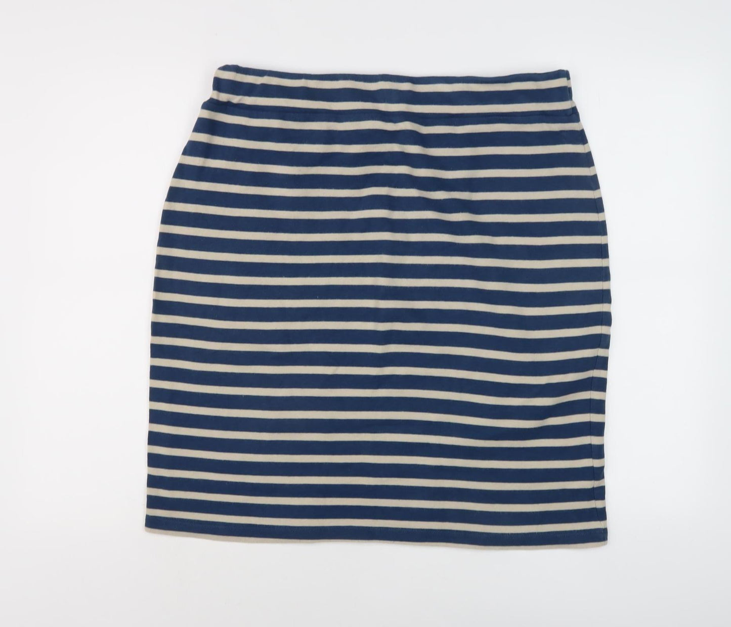 Seasalt Women's Striped Pencil Skirt, Size 20, Blue