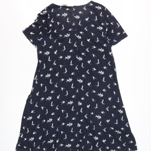 Fat Face Women's Blue Jersey Dress, Size 12