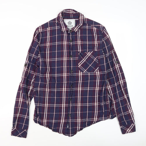 TOG24 Men's Multicoloured Plaid Long Sleeve Shirt M