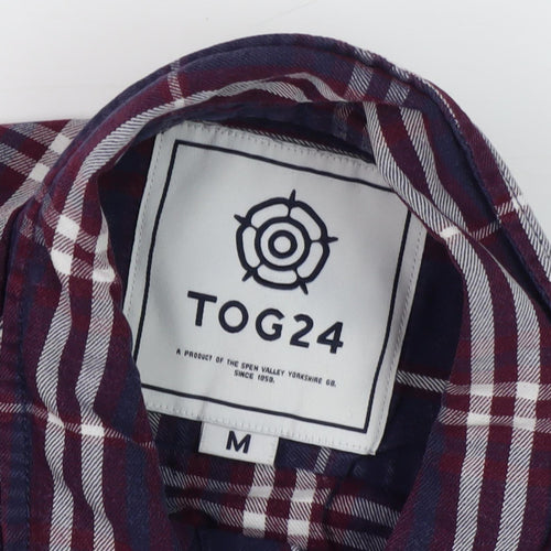 TOG24 Men's Multicoloured Plaid Long Sleeve Shirt M