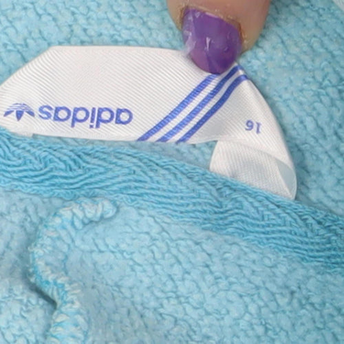 Adidas Women's Blue Hoodie Size UK 12