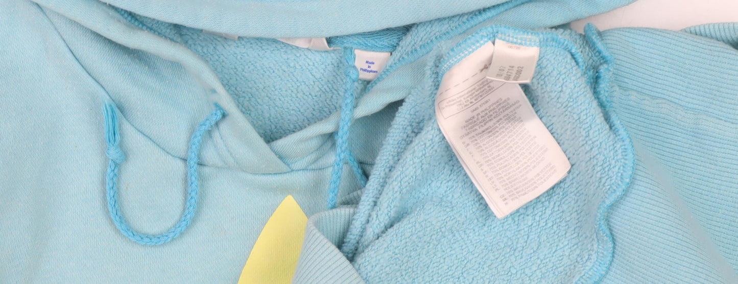 Adidas Women's Blue Hoodie Size UK 12