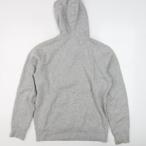 New Balance Men's Grey Hoodie S Pullover Logo