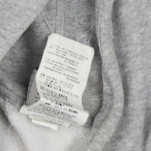New Balance Men's Grey Hoodie S Pullover Logo