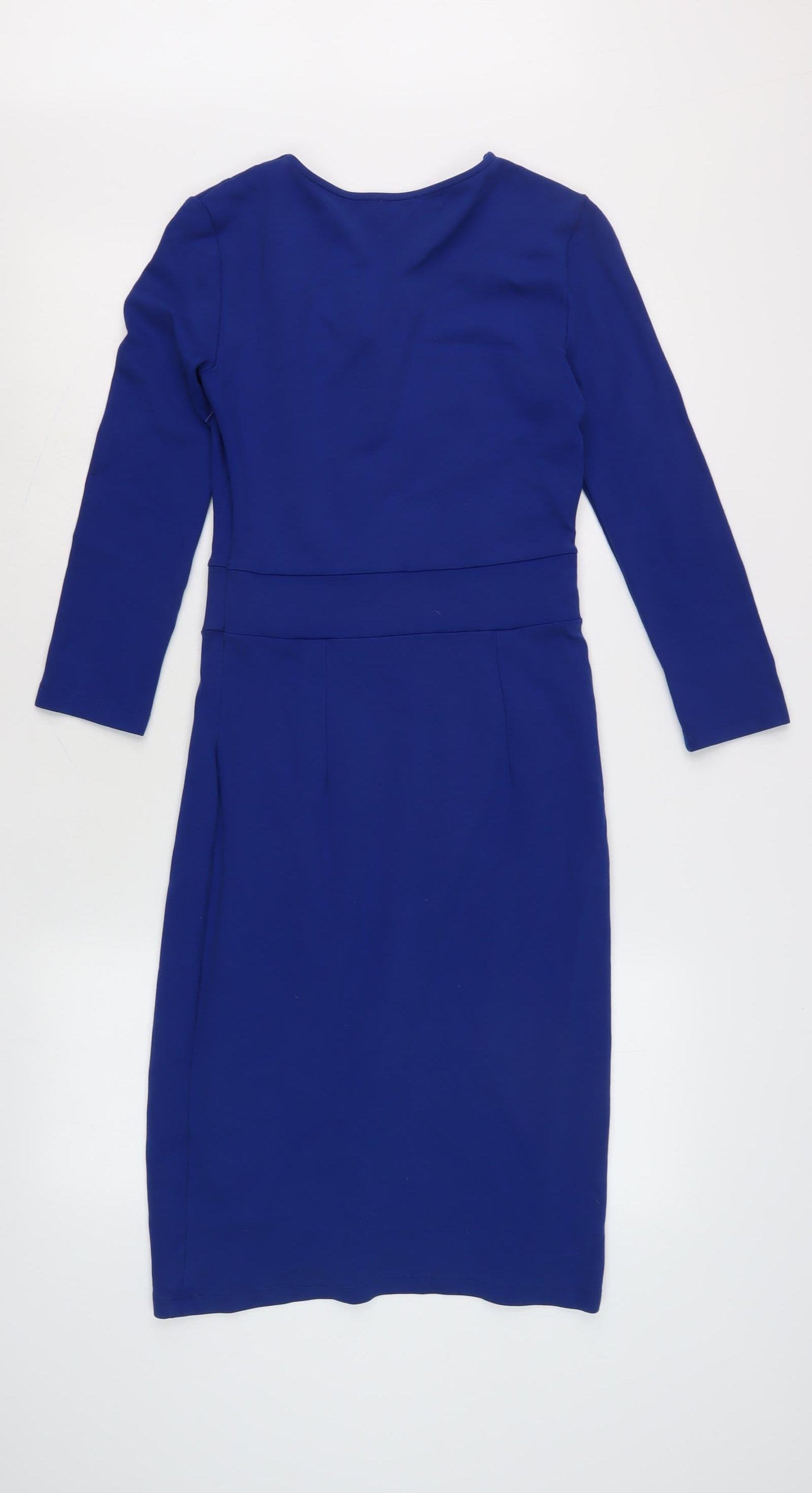 Hobbs Women's Blue Knee Length Pencil Dress Size 8