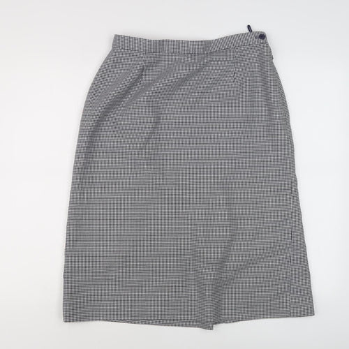 Alexon Women's Blue Check Pencil Skirt Size 16