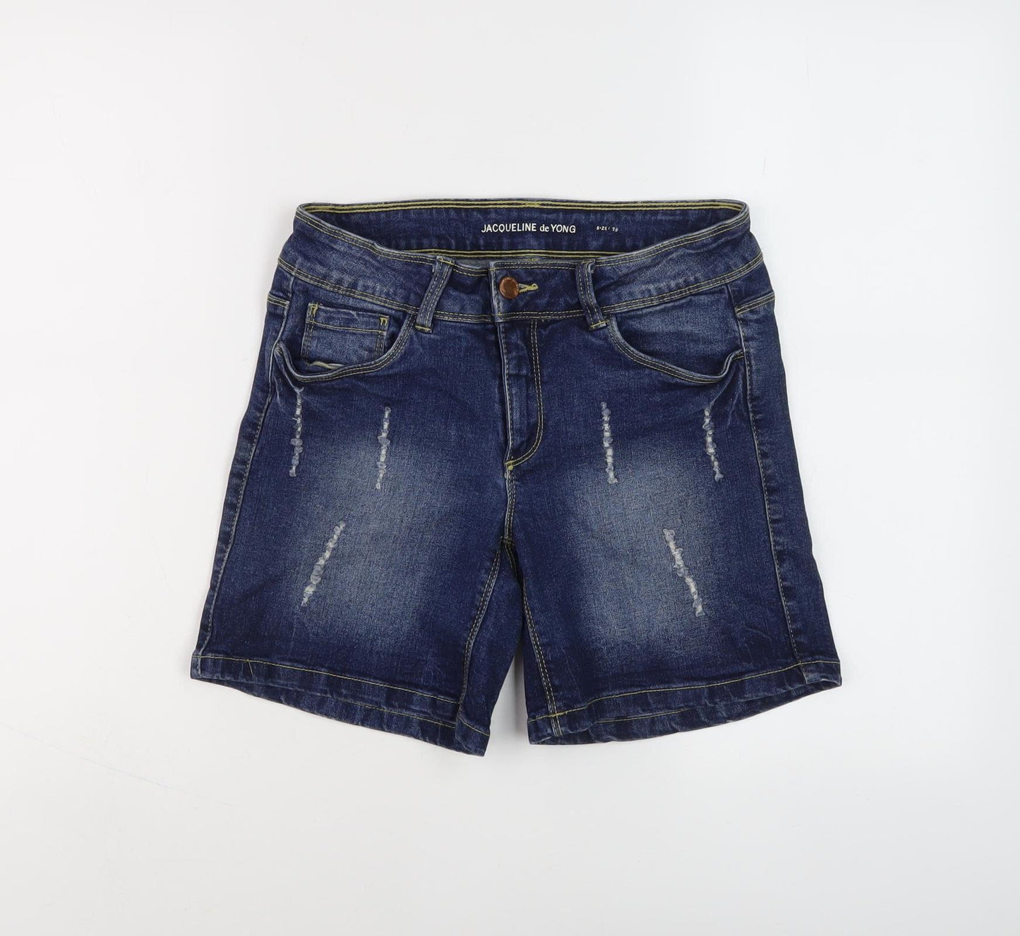 Jacqueline de Yong Women's Blue Bermuda Shorts 2XS