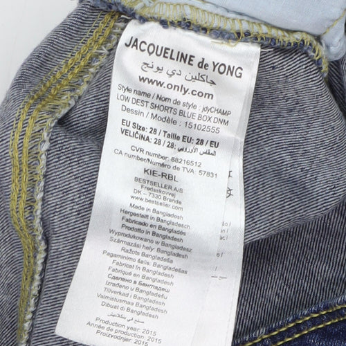 Jacqueline de Yong Women's Blue Bermuda Shorts 2XS