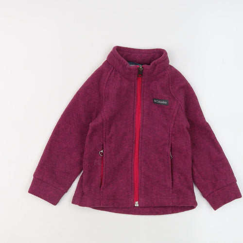 Columbia Unisex Baby Purple Fleece Jacket 24 Months