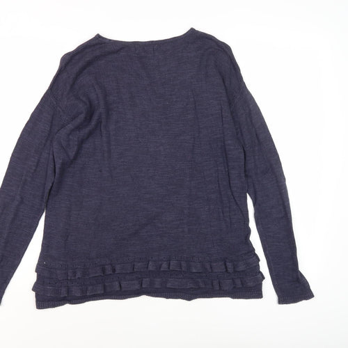 Fat Face Women's Blue Pullover Jumper, Size 8