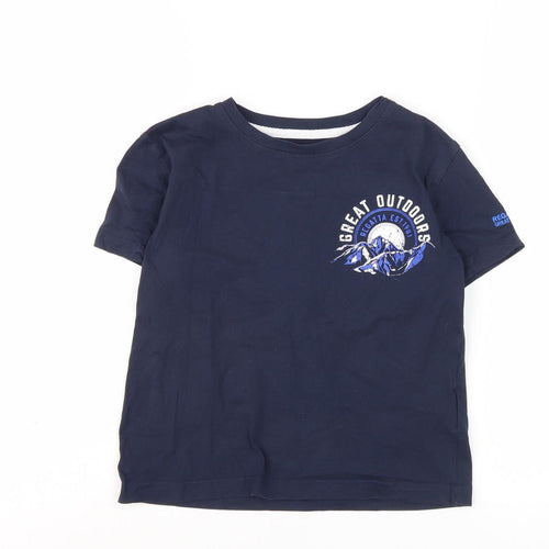 Regatta Boys Blue Outdoor Graphic T-Shirt 7-8 Years