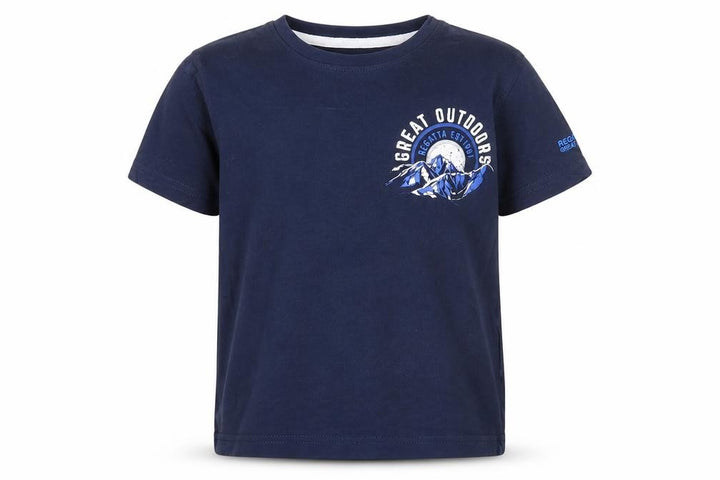 Regatta Boys Blue Outdoor Graphic T-Shirt 7-8 Years
