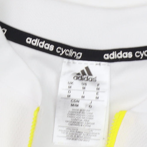 Adidas Men's White Cycling Jersey M