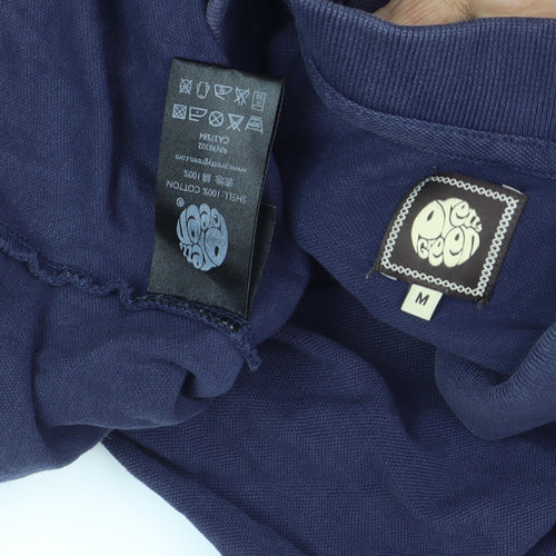 Pretty Green Men's Blue Polo Shirt, Size M, Casual Wear